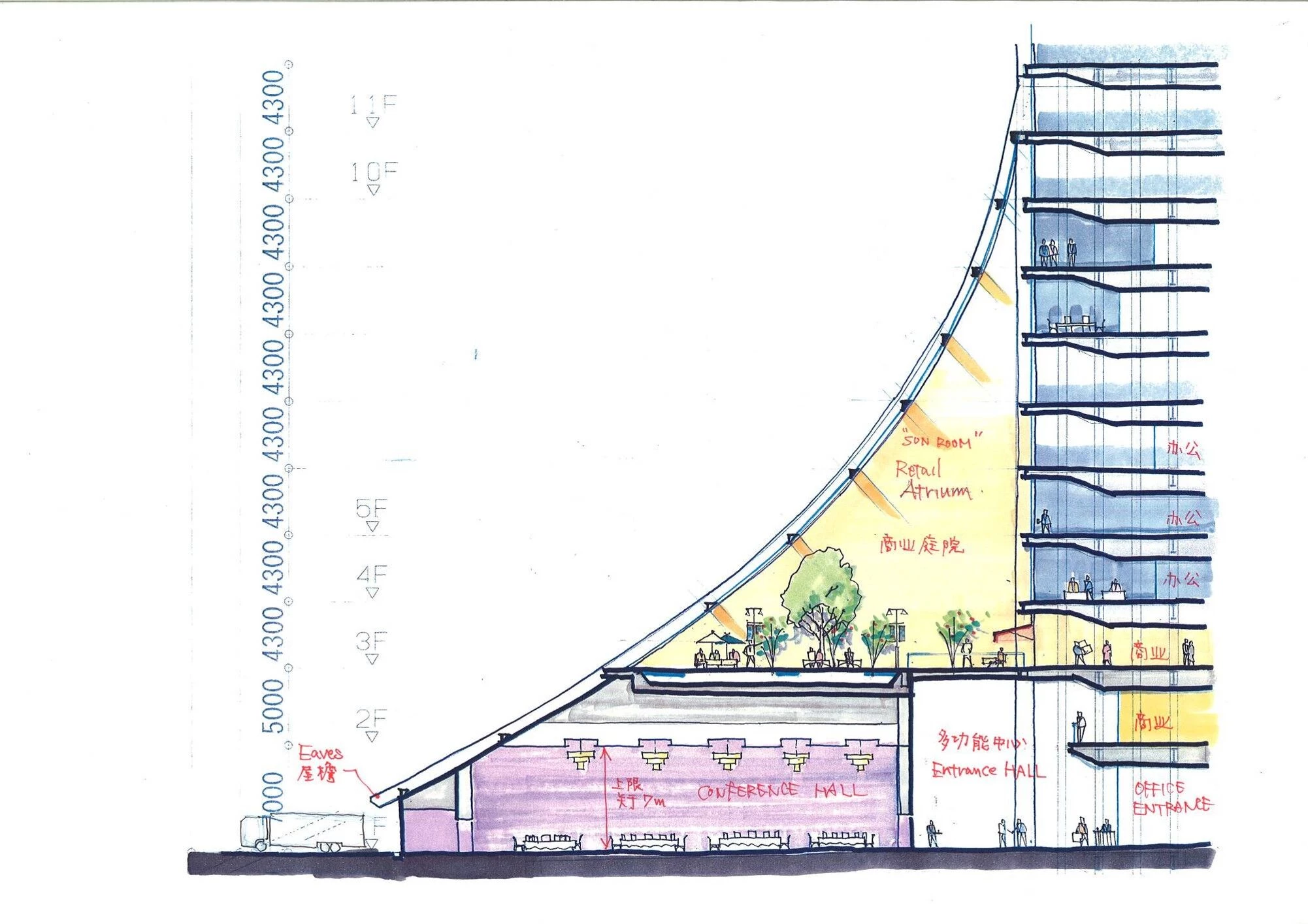 上海西岸 AI 塔丨中国上海丨日建设计-65