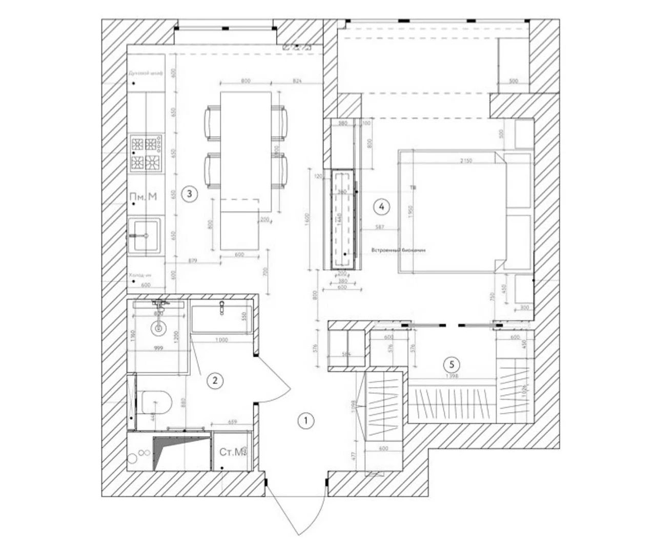 39㎡设计师自宅丨Madina Bogatyreva-8