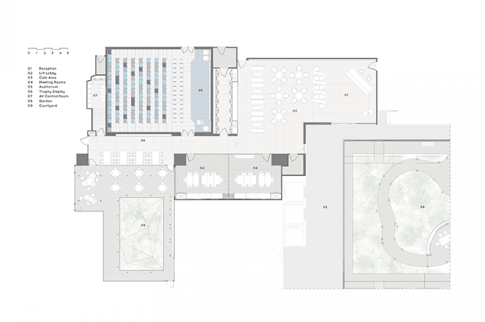 香港嘉里物流总部现代办公空间设计-11
