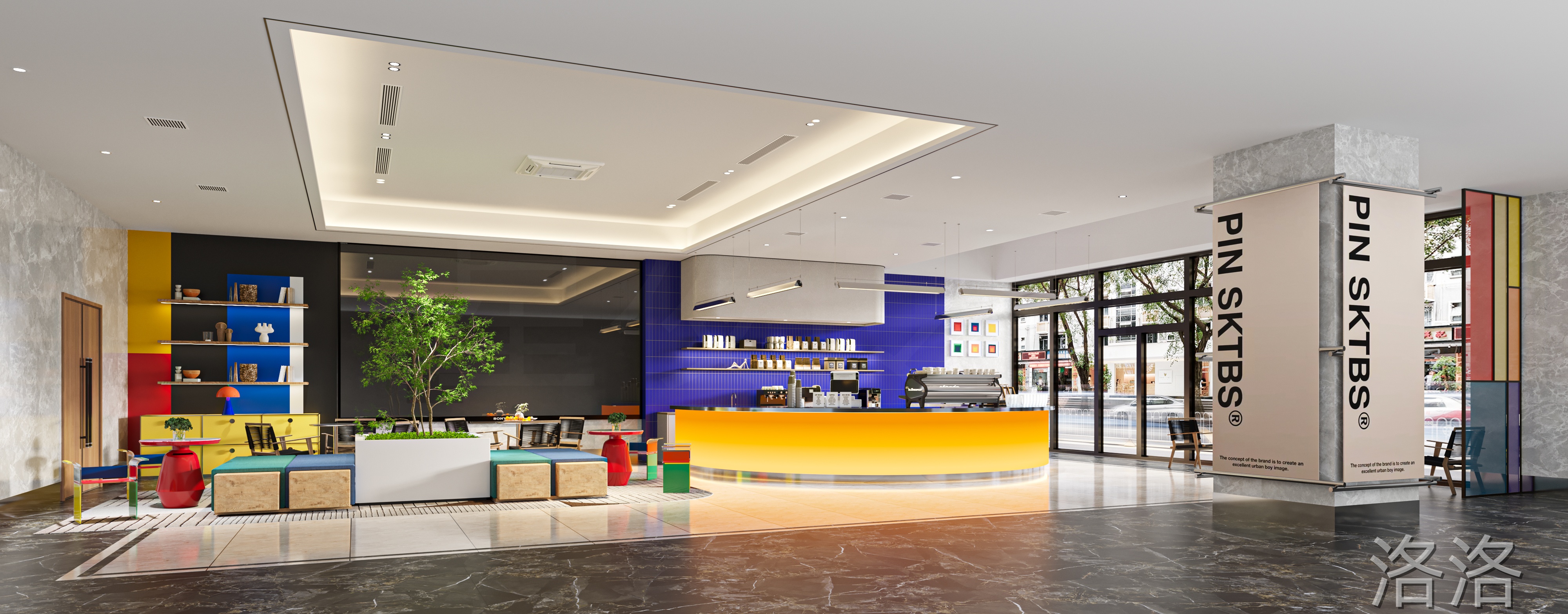 咖啡店设计——自然松弛感，邂逅城市慢调时光-1