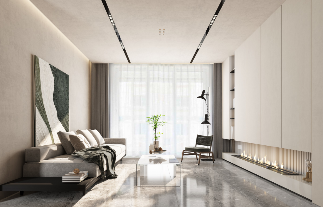 微水泥极简三口之家-2