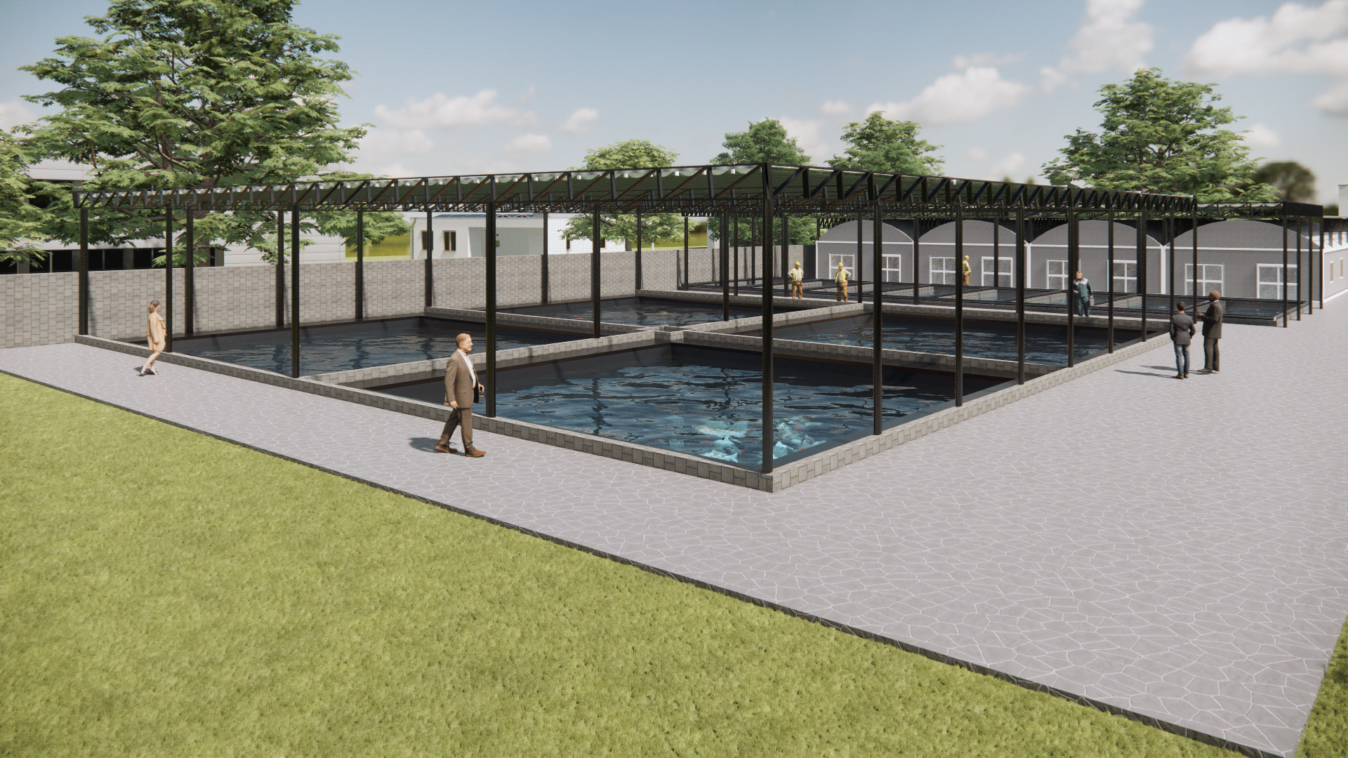 Aquaculture Facility Design and 3D Visualization-8