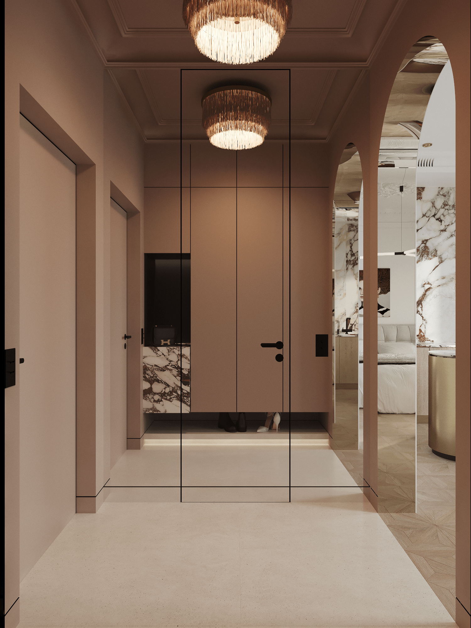 珊瑚红+绿色 一抹时尚色，超有魅力-0