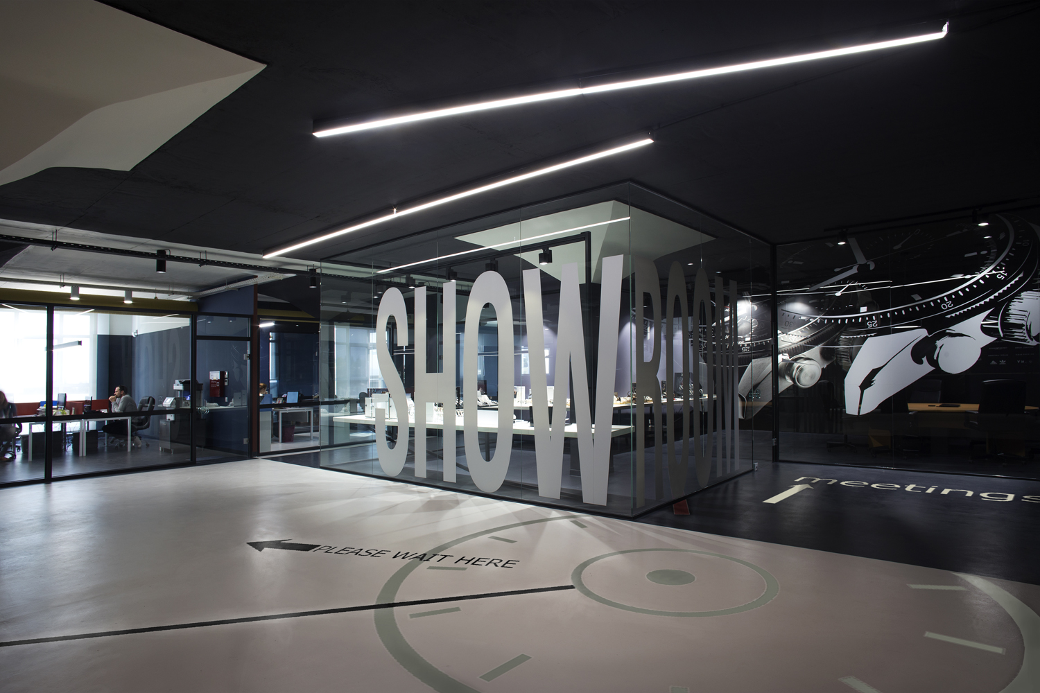 希腊名牌手表珠宝进口商总部室内设计-15