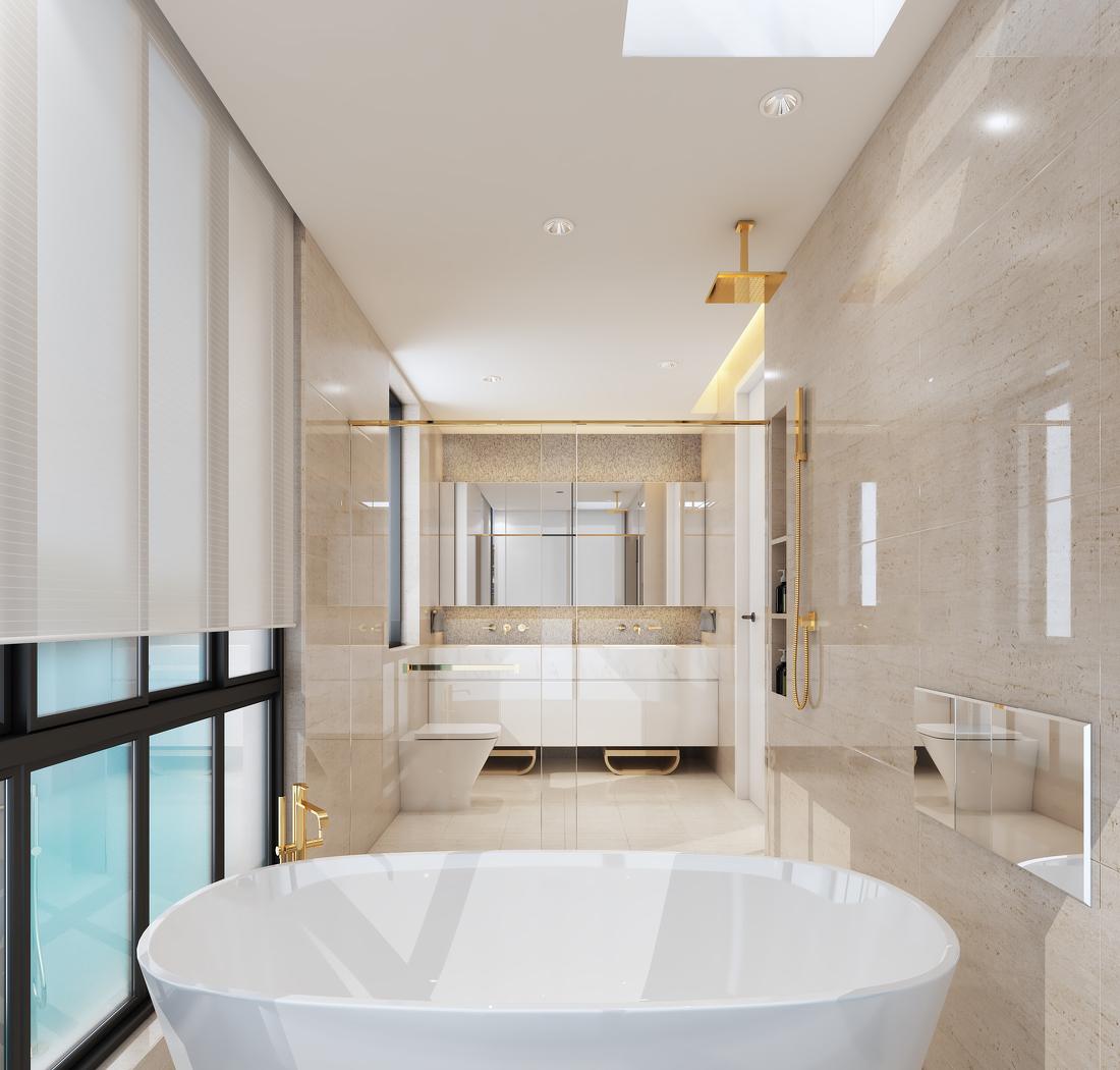 上海双拼别墅设计 | 负一层到三层，打造多元生活空间-36