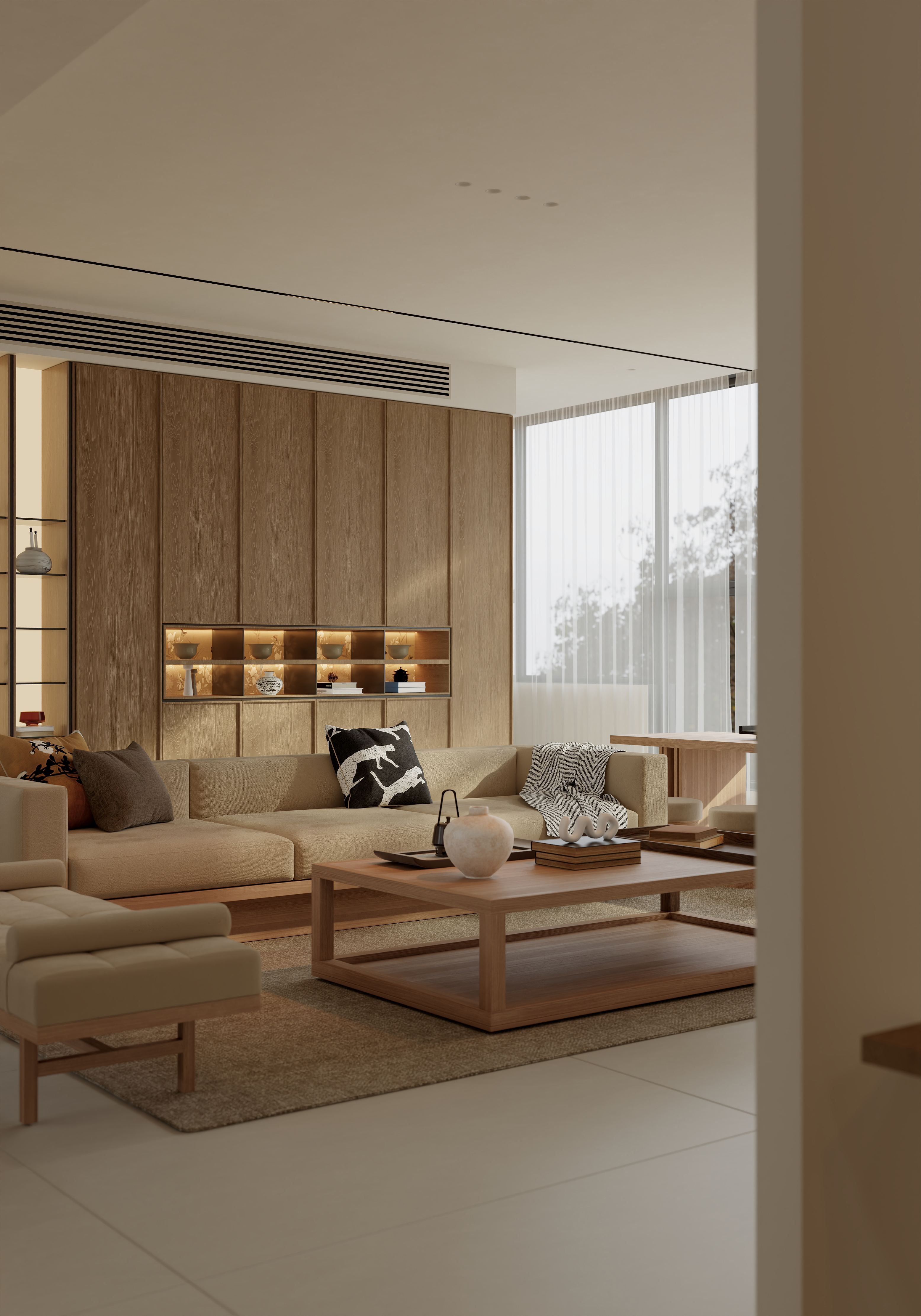 宋式美学 家装 亲自建模 亲自渲染-3