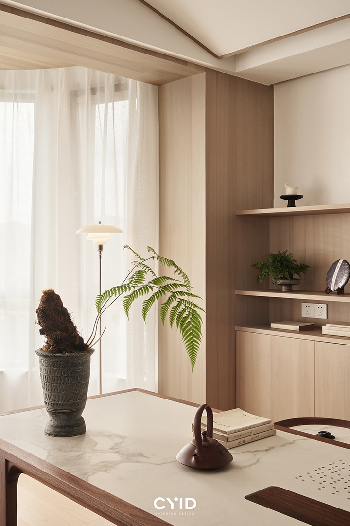 木色悦己,静若安澜,满载书香气丨中国杭州丨辰佑设计-8