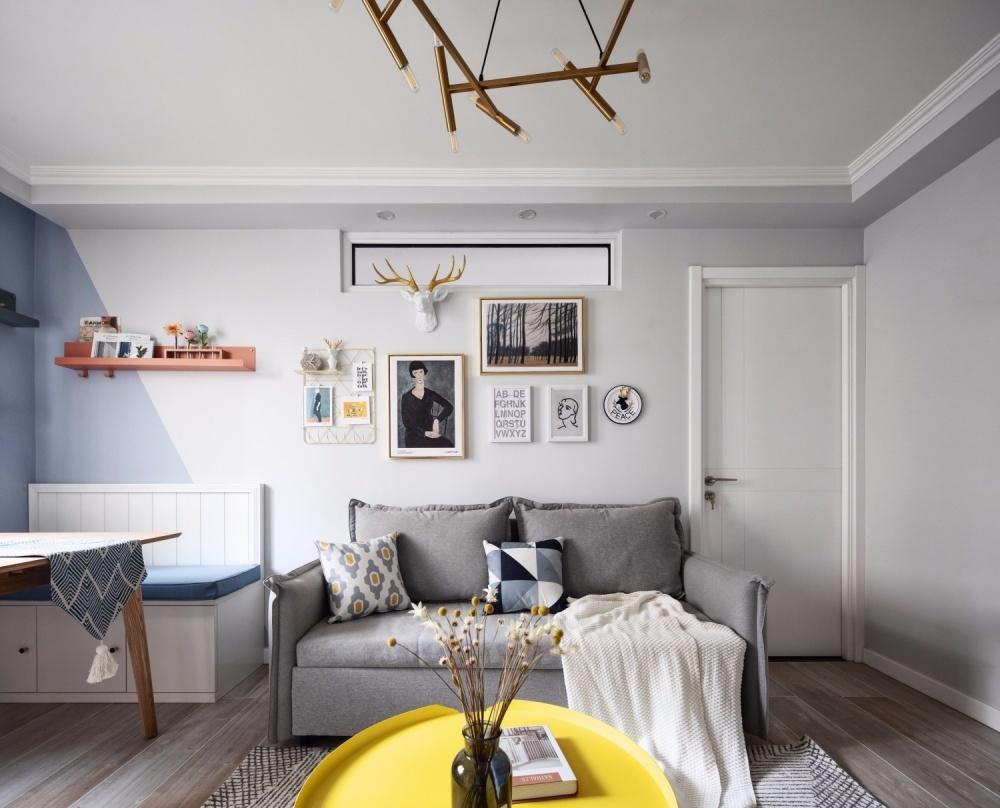 北欧之光照亮 70㎡三口之家,空间逆袭焕新生活-9