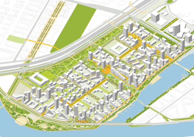 ЗИЛЮг区域规划及开发项目丨俄罗斯莫斯科丨Citymakers,KCAP,莫斯科总体规划研究院,Меганом等-115