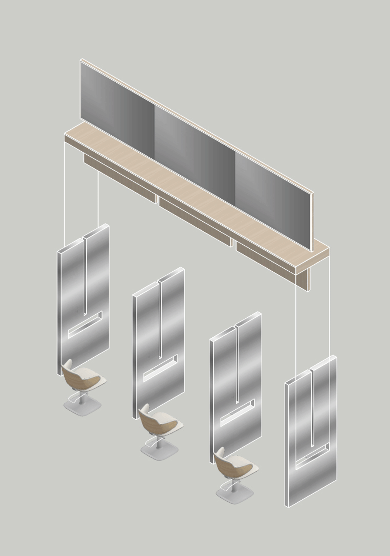 DX 理发店丨几塑空间设计-3