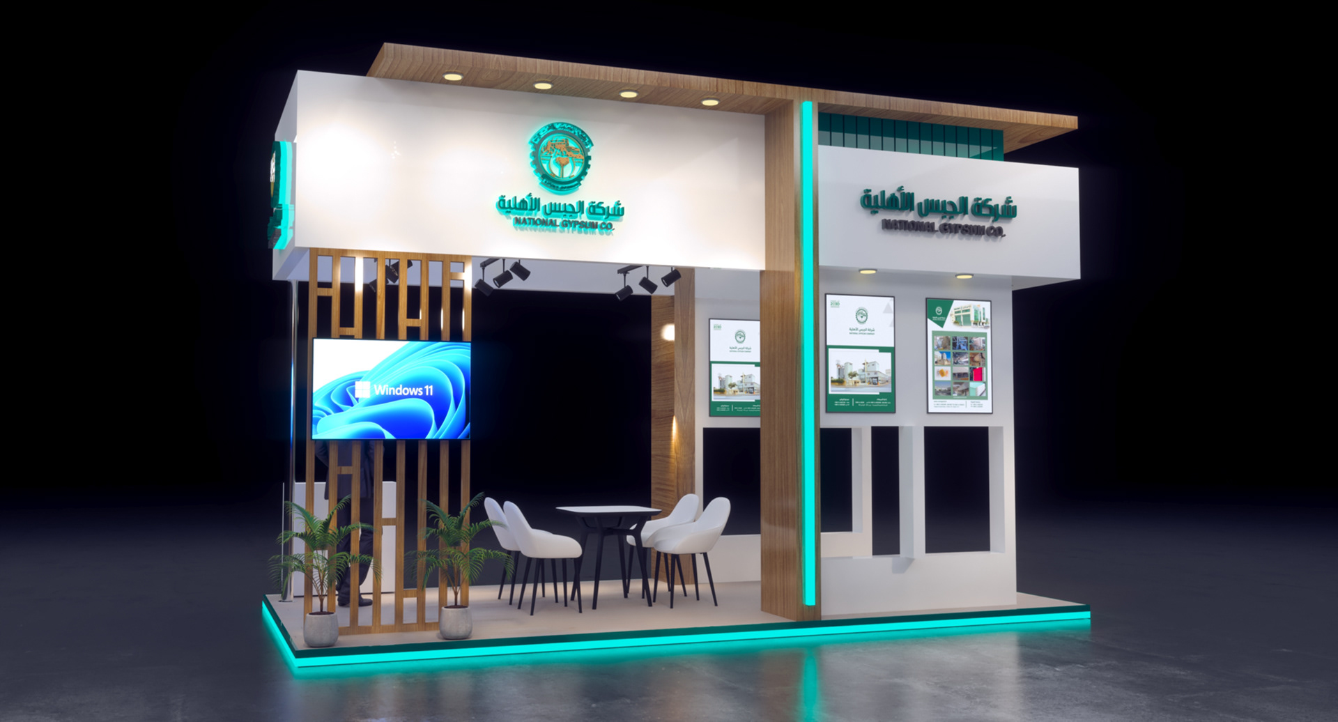 Gypsco exhibition- stand- booth- design - event - 3D-6