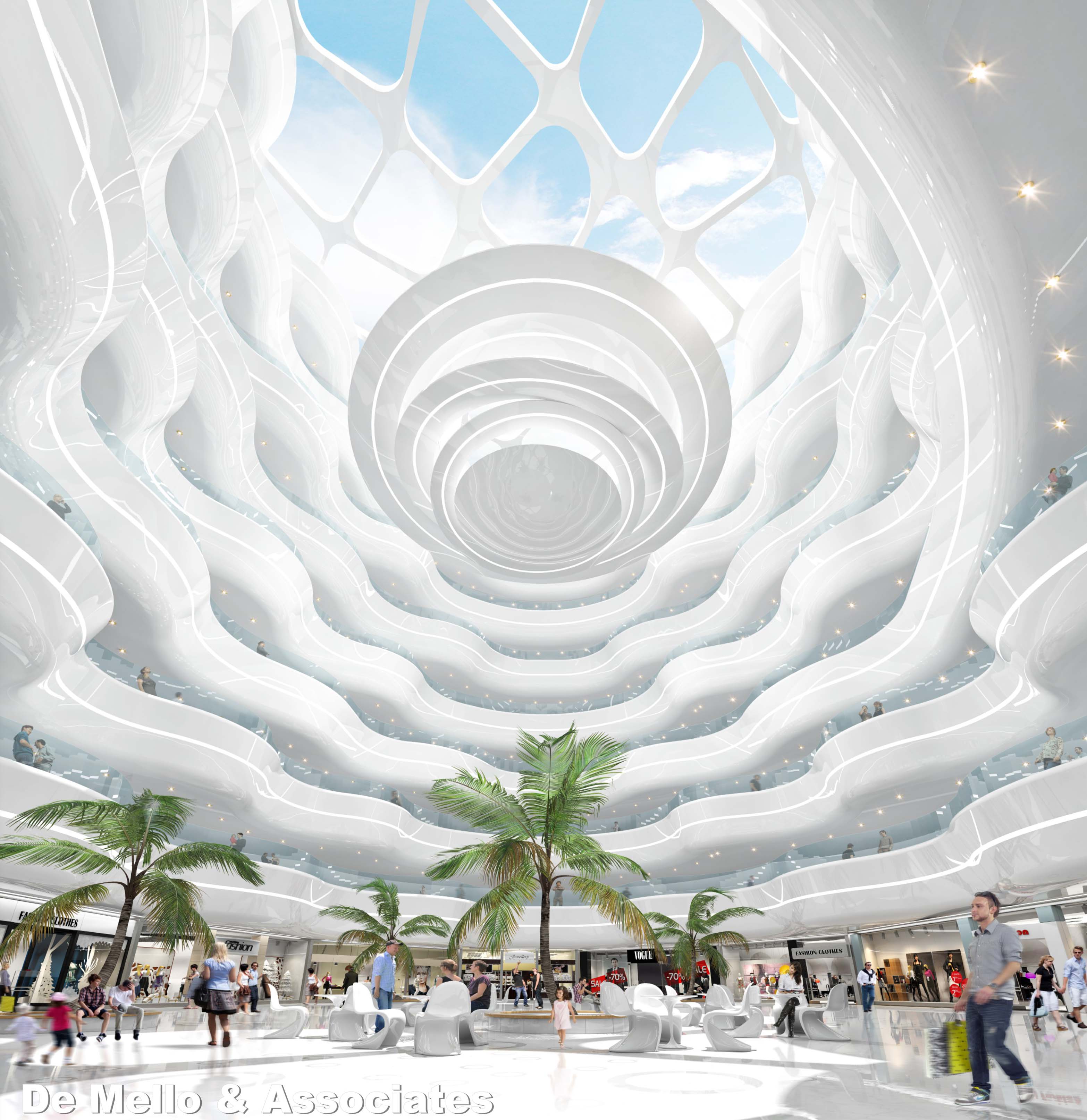 VivoMar · 绿色环保的未来办公餐饮酒店综合体设计-36