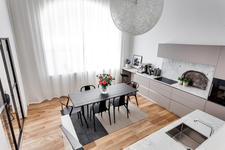 瑞典现代两居室公寓设计-5