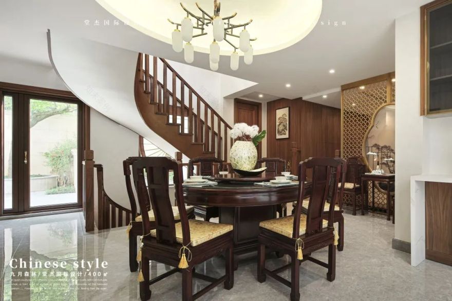九月森林诗意栖居 · 400㎡新中式别墅丨中国南京丨堂杰国际设计-29