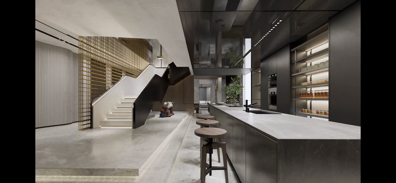 H 空间 · LINK HOUSE 大连展厅丨中国大连丨H 空间全案设计公司-8