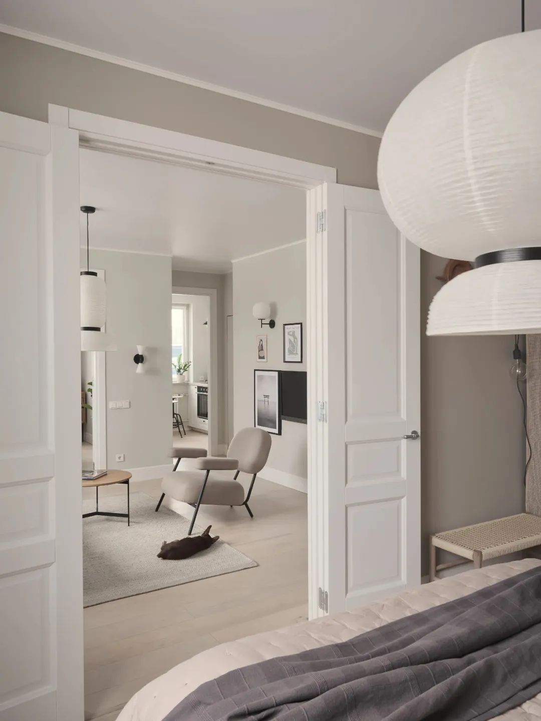 现代北欧风 60㎡公寓-32