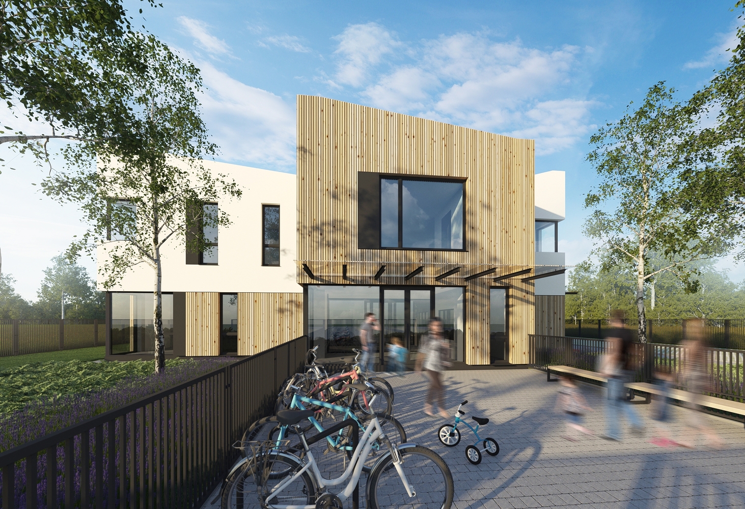 波兰华沙“特伦德”幼儿园——木质外墙、丰富功能区的创意设计-22