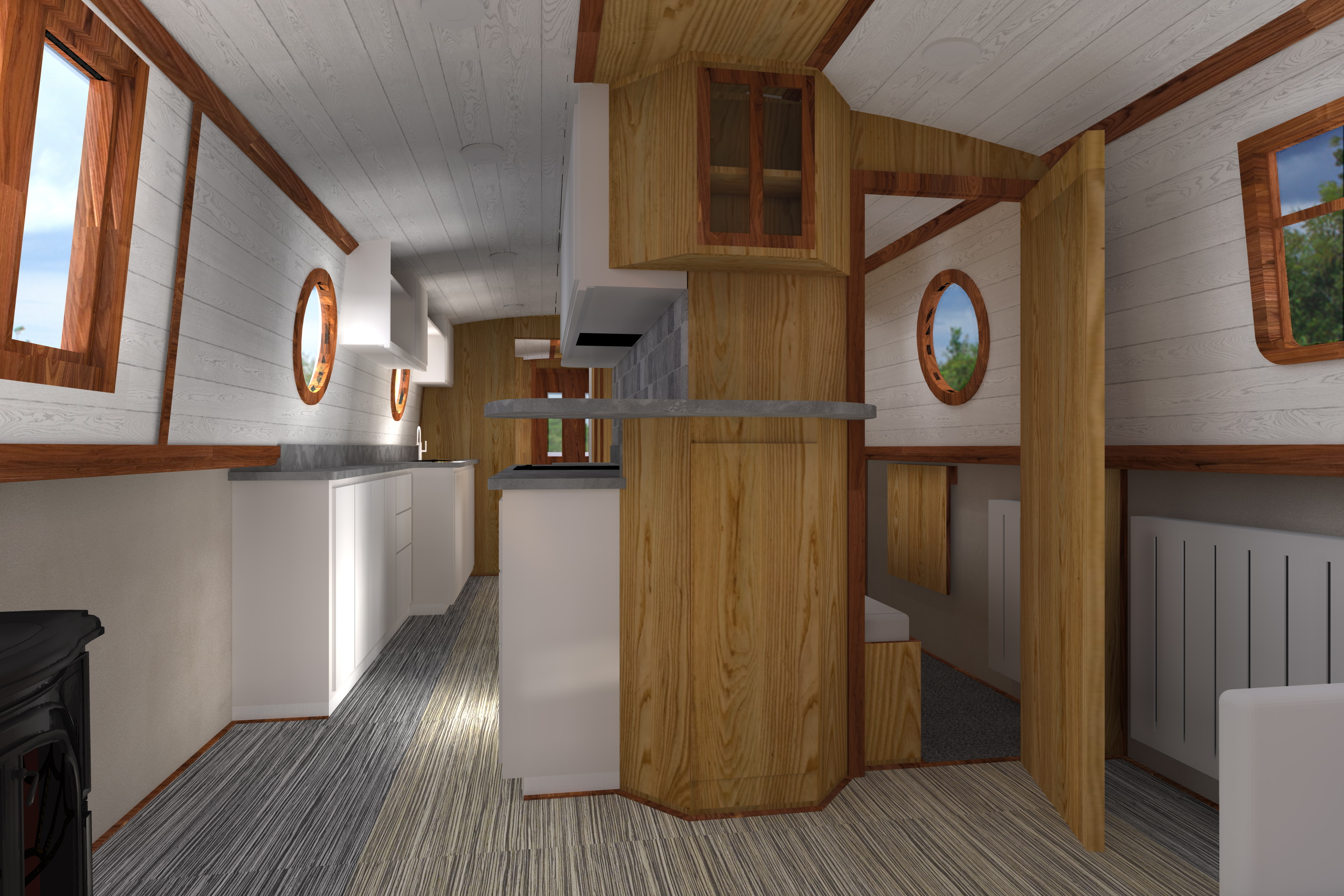 CANAL BOAT TB2 layout VCB-1