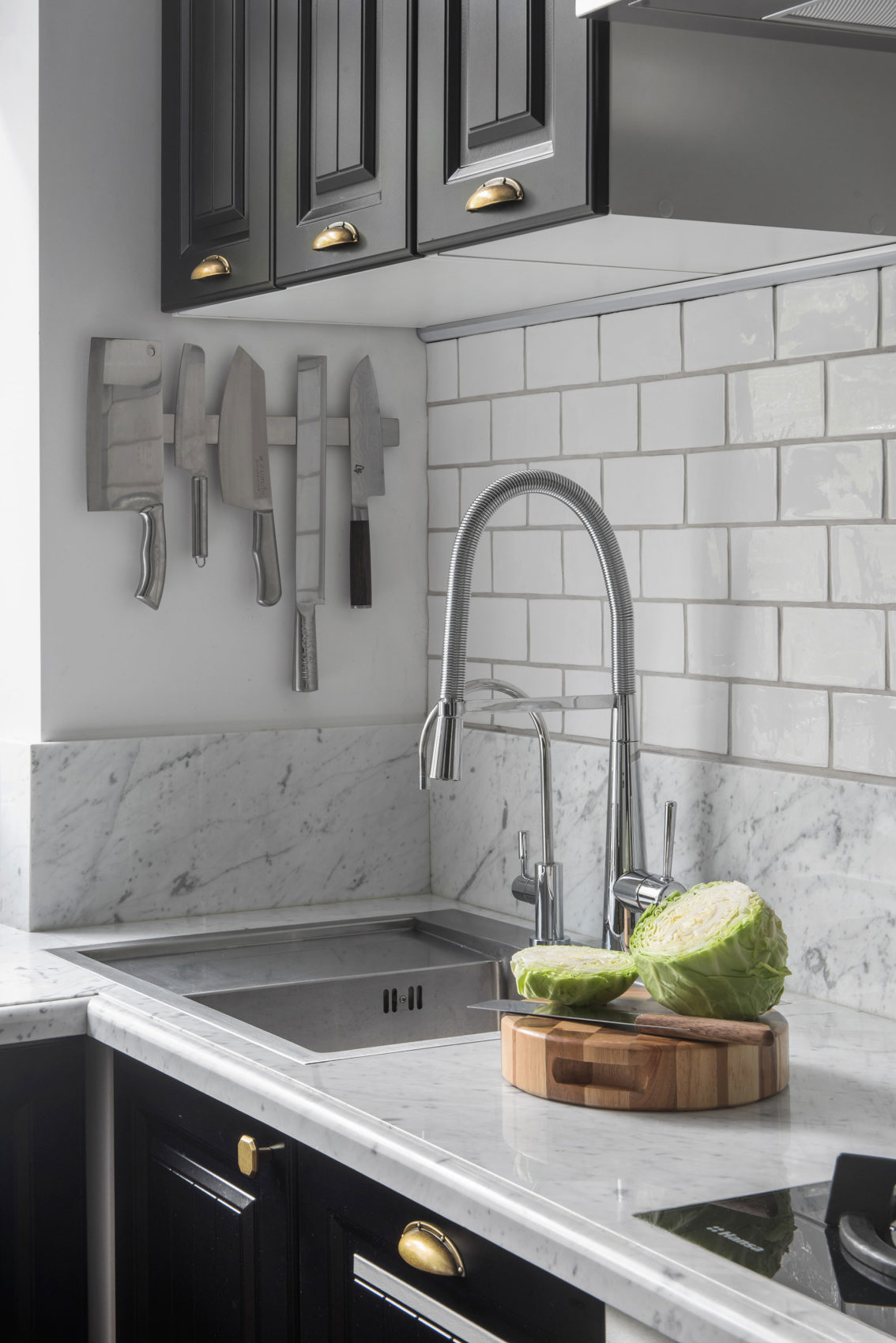 Remodeled Stalinist Style Apartment was converted into a Modern Space with a Retro Touch-21