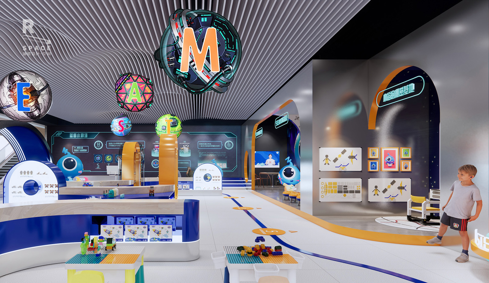 蓝宙星球体验店空间设计丨瑞德设计·空间-13