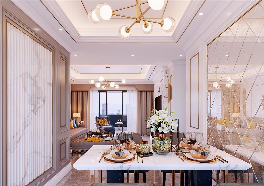 
京华假日湾花园样板房装修设计 -6