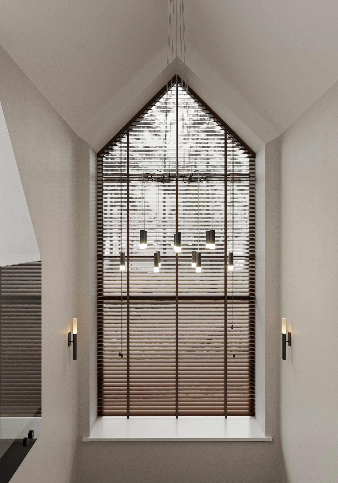 现代客厅带壁炉设计丨Polubelova Yuliya-14