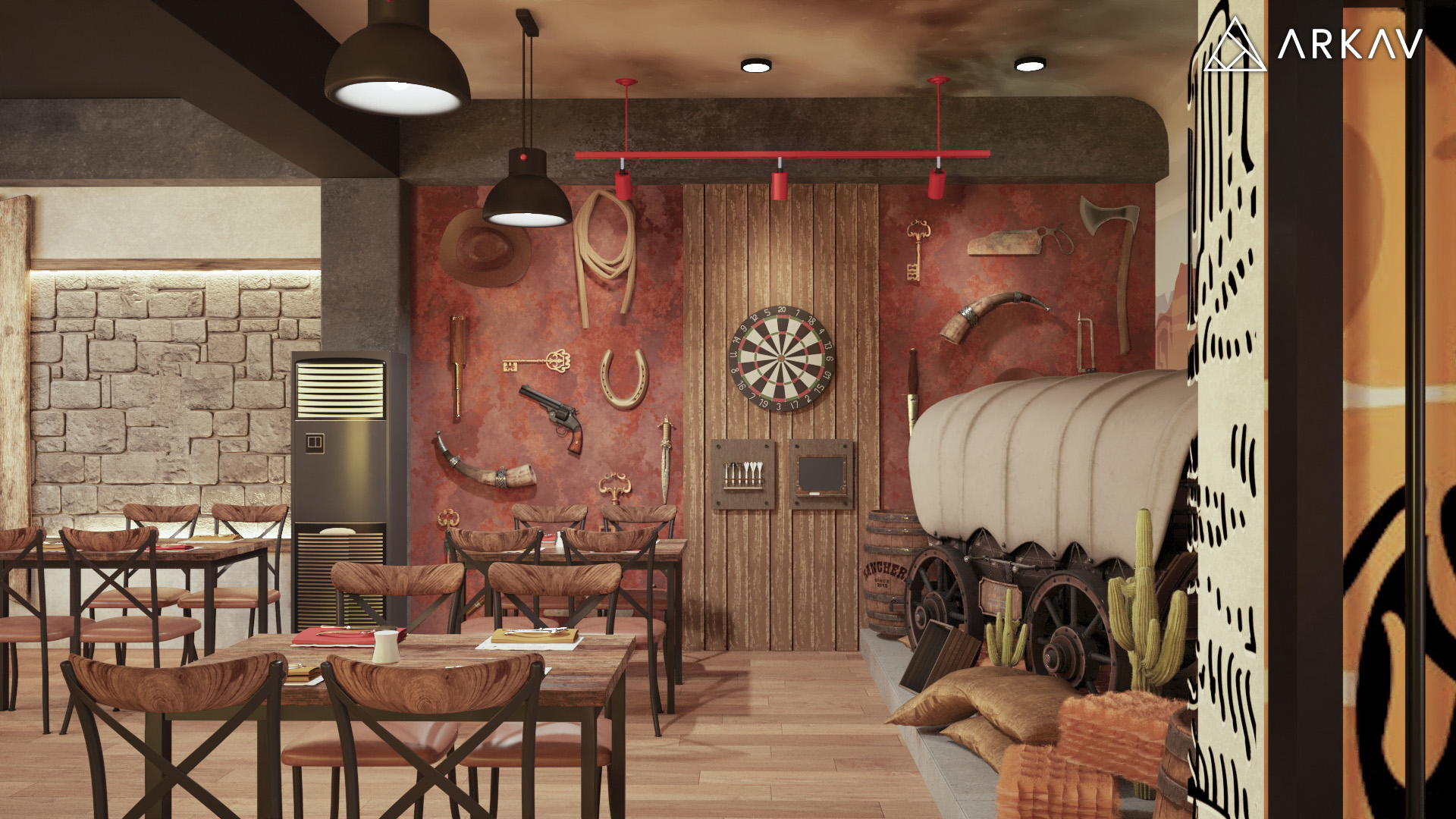 Wild West Theme Fast Food Restaurant - Sialkot Branch-13