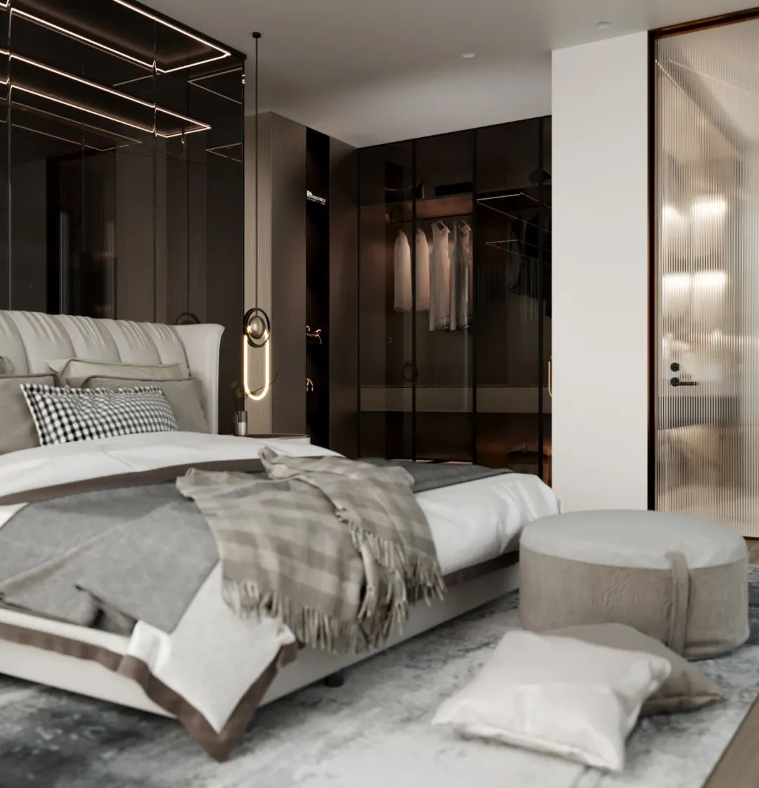 复地金融岛 390㎡现代轻奢家居，温馨舒适与时尚品质的完美融合-38