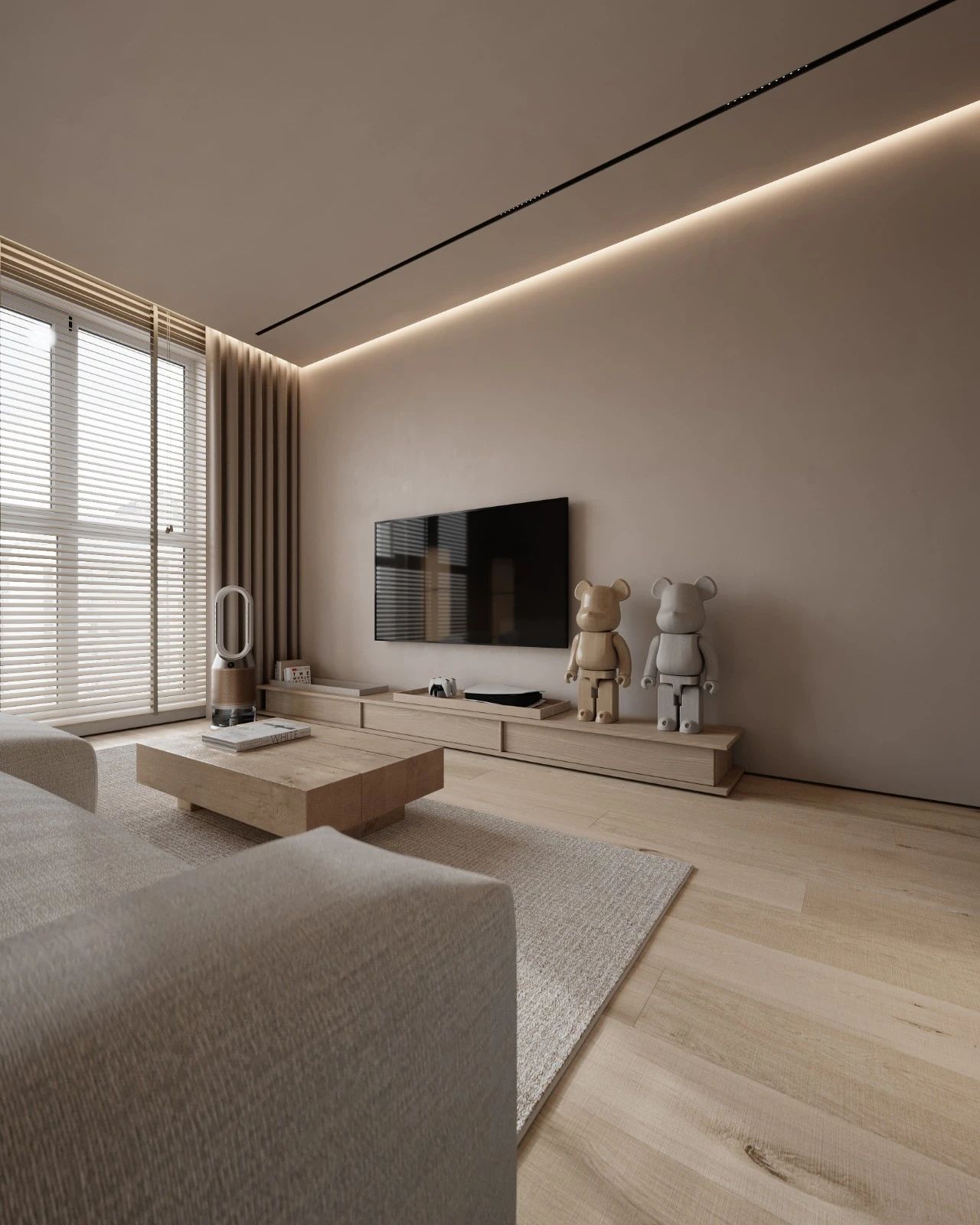 原木系奶油风空间设计-10