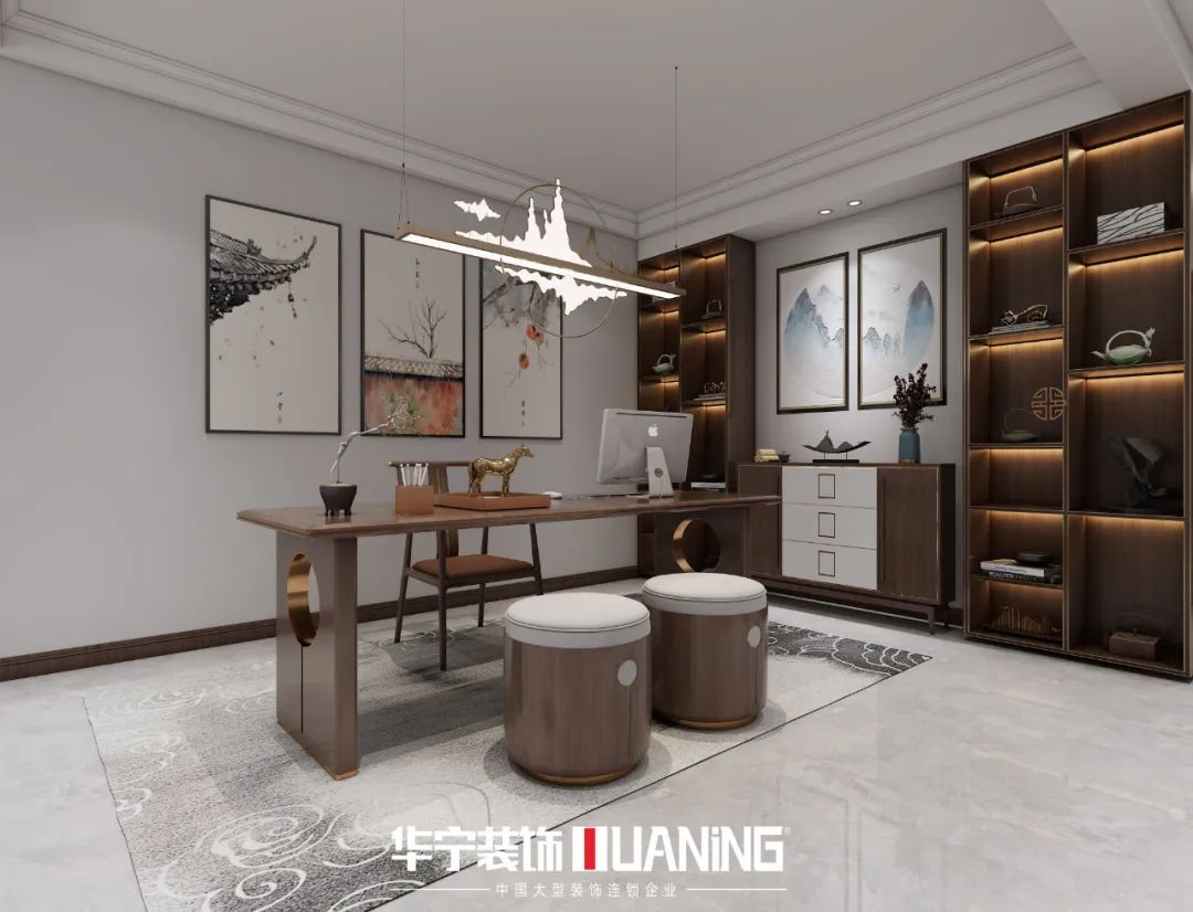 古梦姚打造白鹭湾 220m²新中式画境空间-78