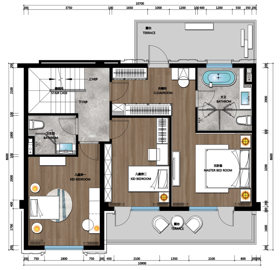 越秀岄湖郡 135 户型丨中国沈阳丨EASE 艺烁国际空间设计-35