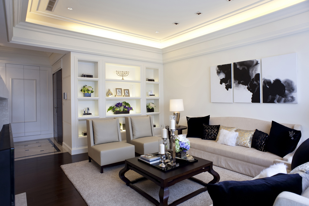 豪华别墅 现代风格摩根设计 景上河样板房-16