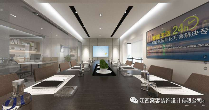 泽辉智能办公室设计 | 简约精致的“轻奢”空间-31