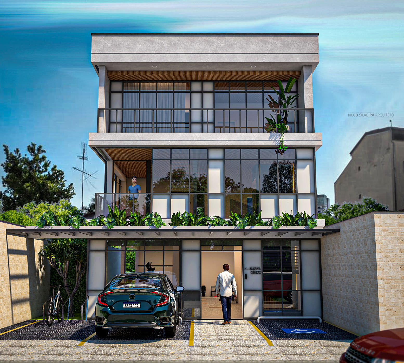 多功能建筑 | 迪亚哥·席尔瓦建筑师事务所-7