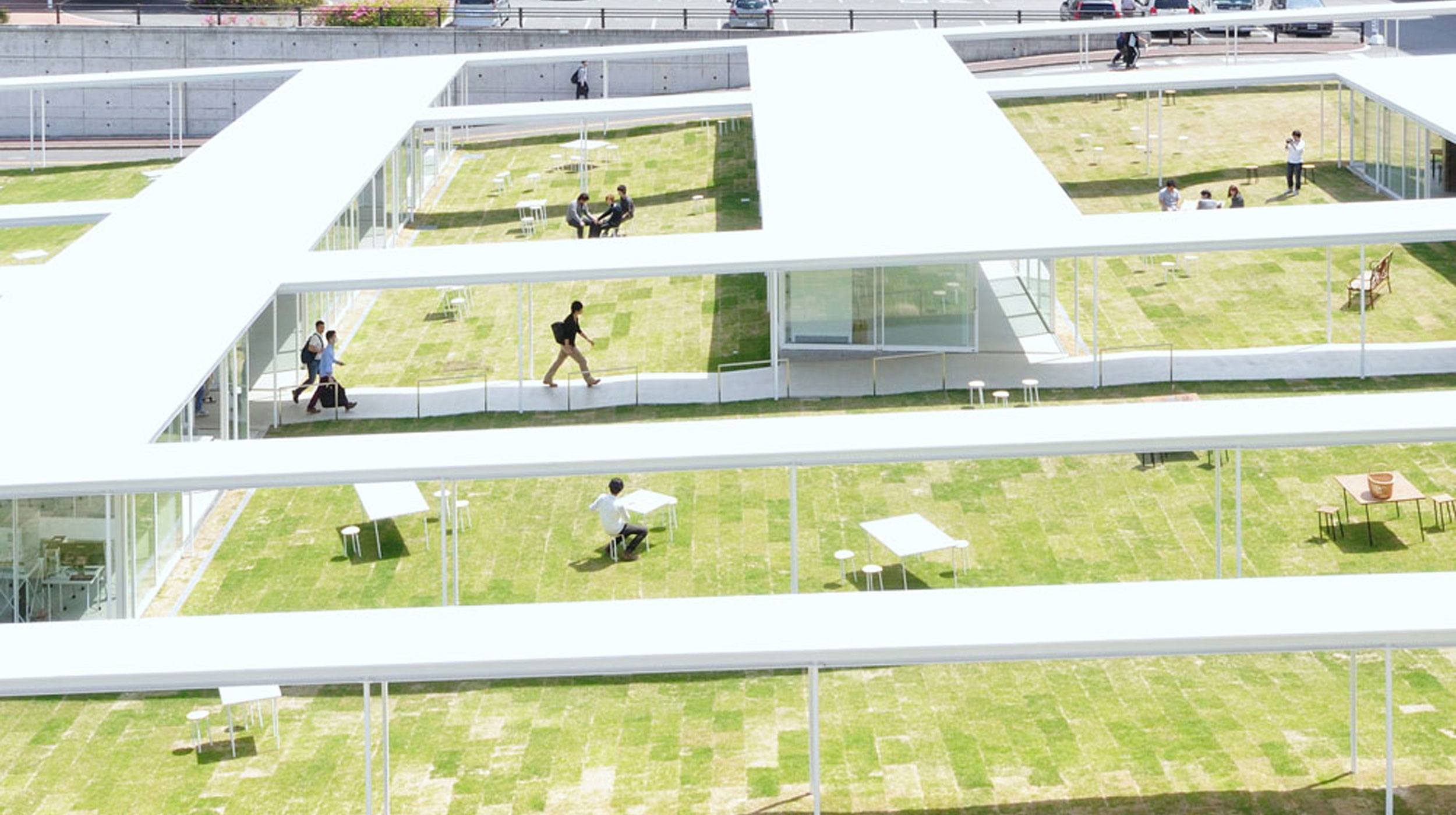大学校园扩建 | 单层钢构，内外互通的开放空间-0