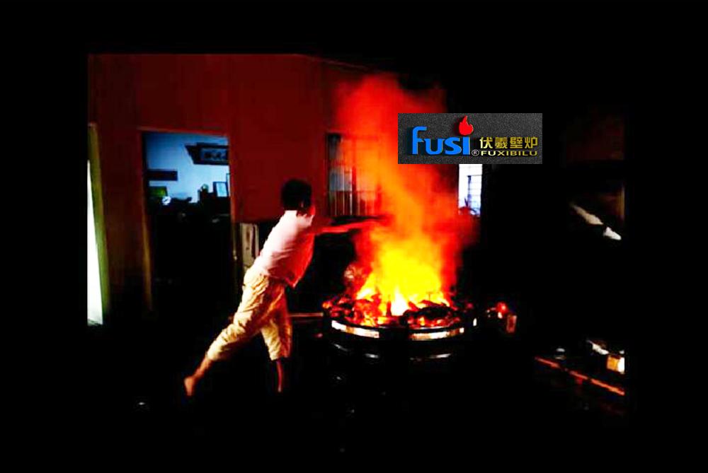 丝绸之路演武场舞台，伏羲雾化壁炉篝火设计-14