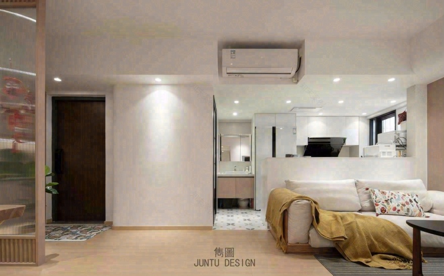 91㎡日系原木风旧房改造丨葡萄牙万福-6