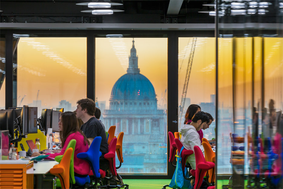 伦敦金融城最高建筑中的活力新工作室-28