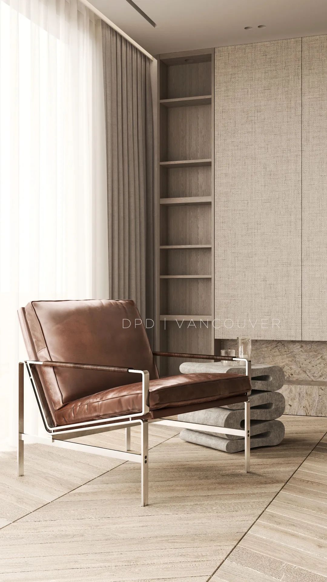 温哥华梁宅 | 简约侘寂,与自然共融-48