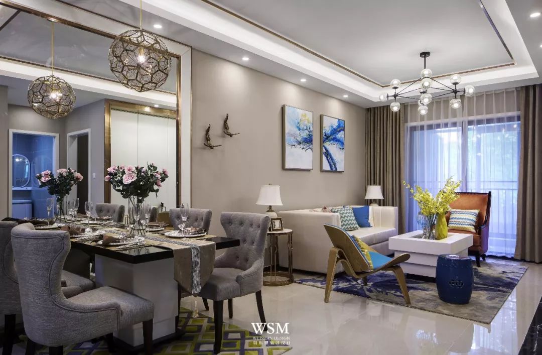 色彩斑斓的现代生活——维斯曼软装设计的中航樾玺 160 平案例-55