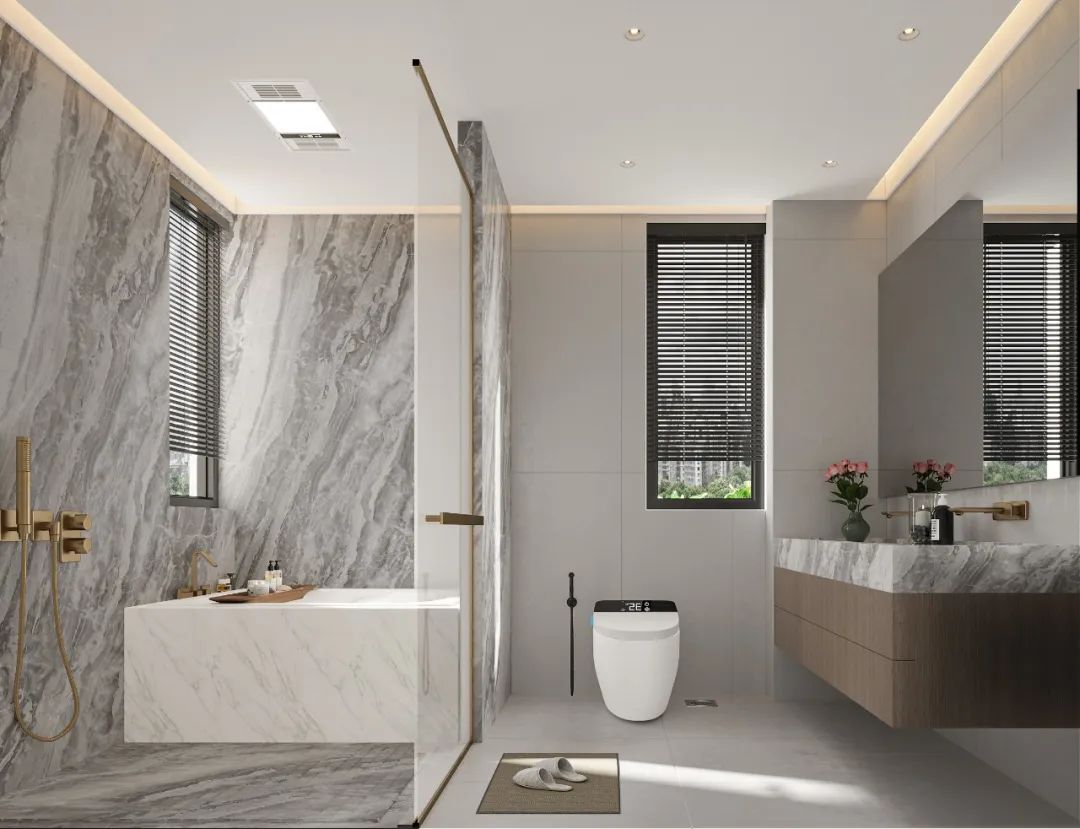 沁润之居 · 现代诗意的住宅设计丨柒颜设计-36