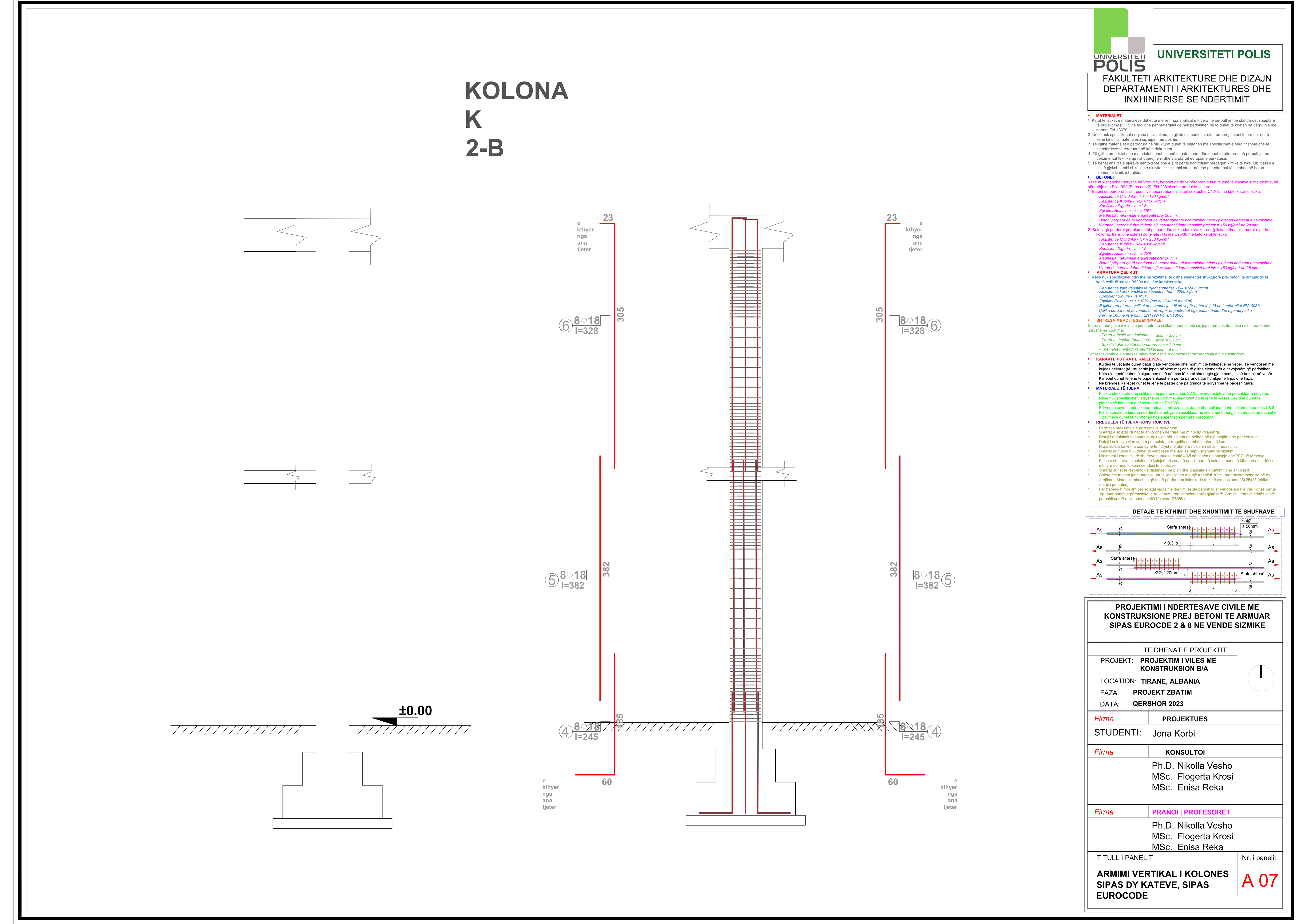 Projektimi i ndertesve civile sipas Eurocode - 2023-6