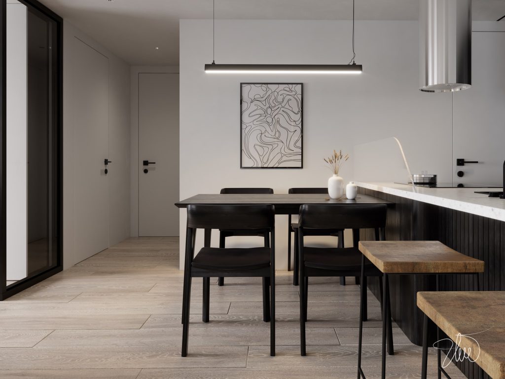 4564 Interior Apartment Scene Sketchup Model by Huy Ung-7