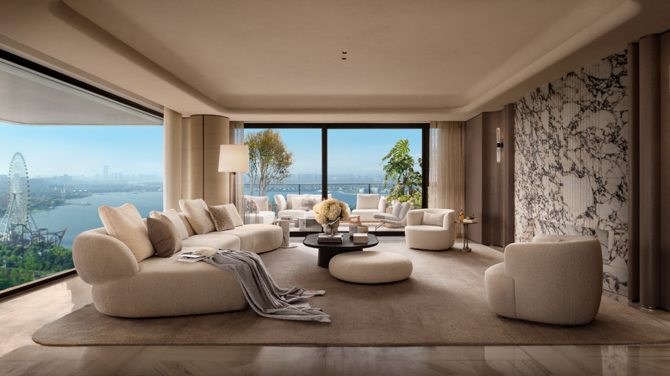 西安浐灞玺宸上院丨中国西安丨硬装矩阵纵横,软装DIA丹健国际-12