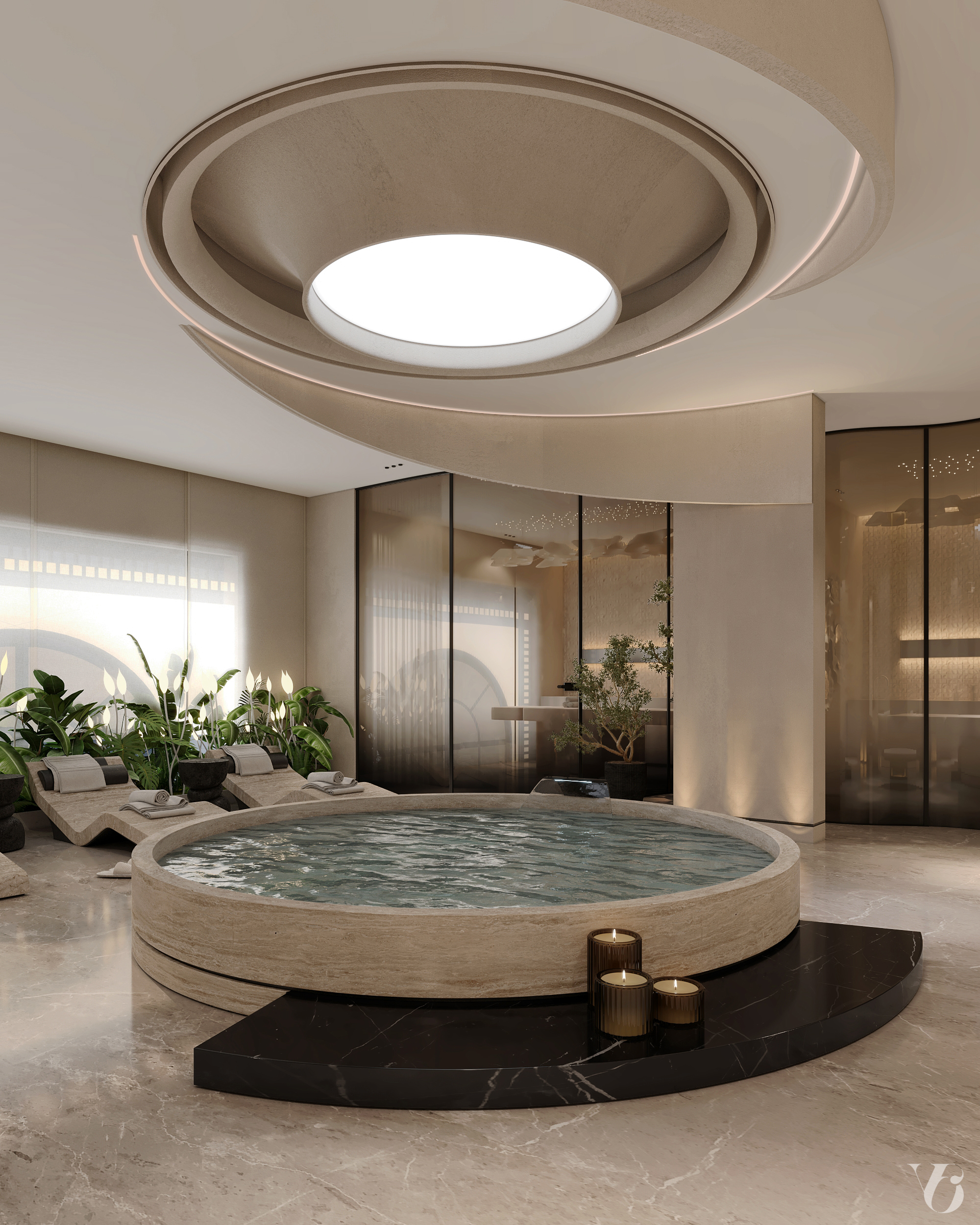 豪华水疗设计丨沙特阿拉伯-5