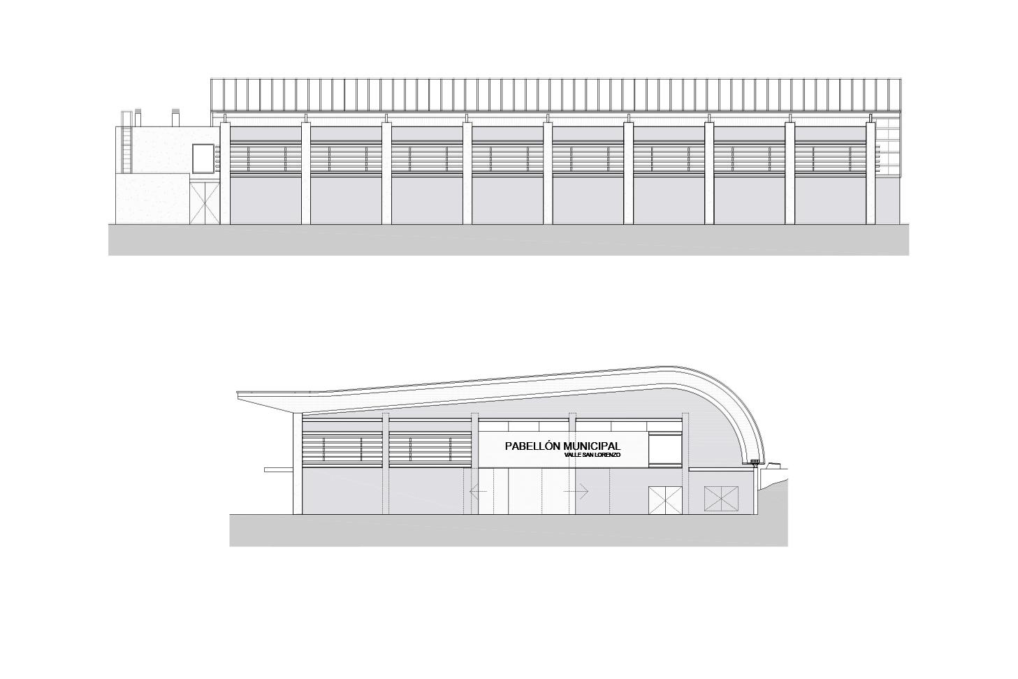 西班牙 Tenerife 岛上的曲线金属运动馆-15