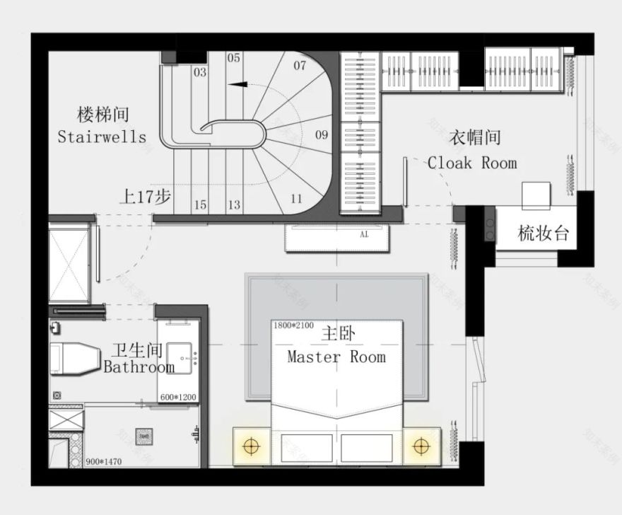 滨江壹号 · 平衡与融合的“心”居设计丨丽园装饰-60