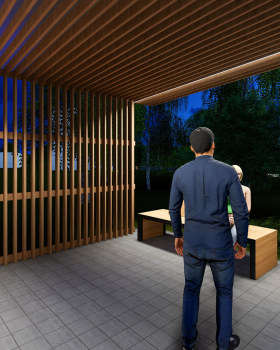 花园·广场（注：Сквер常见释义为广场、小公园、街心花园 ，结合语境Garden ，这里取广场较合适，但可能因具体场景不同而有所差异） 丨俄罗斯