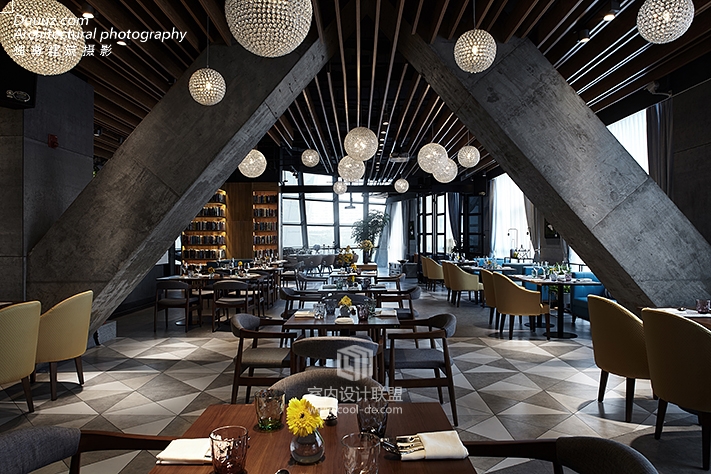 独尊建筑摄影：言几又，跨界阅读主题餐厅！-17