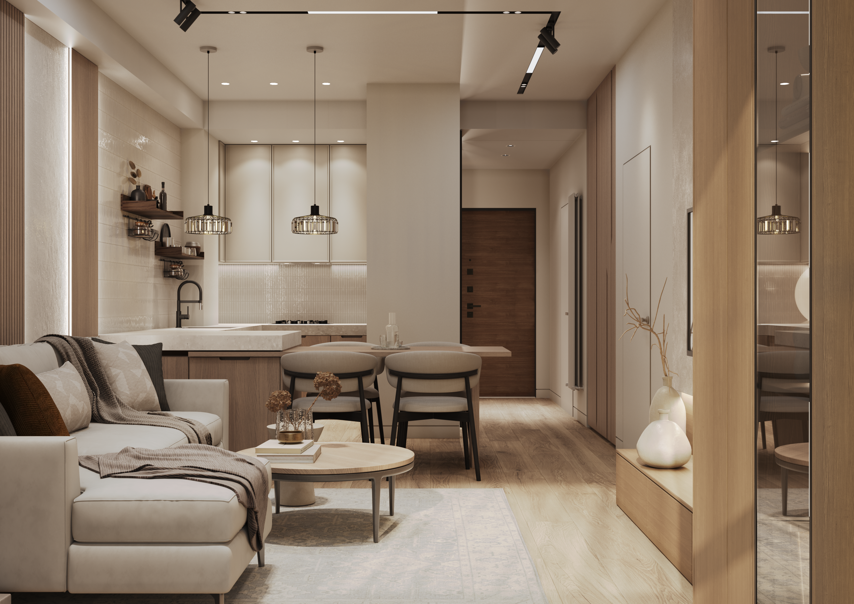 Contemporary Apartment Interior Design-8
